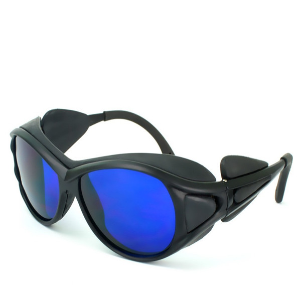 Professional UV400 Side Shield Protective Laser Safety Goggles for Nd YAG