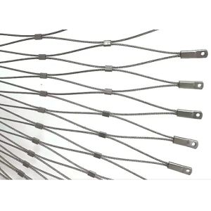 Stainless Steel Wire Rope Netting for Balcony Stair Fall Protection Fencing