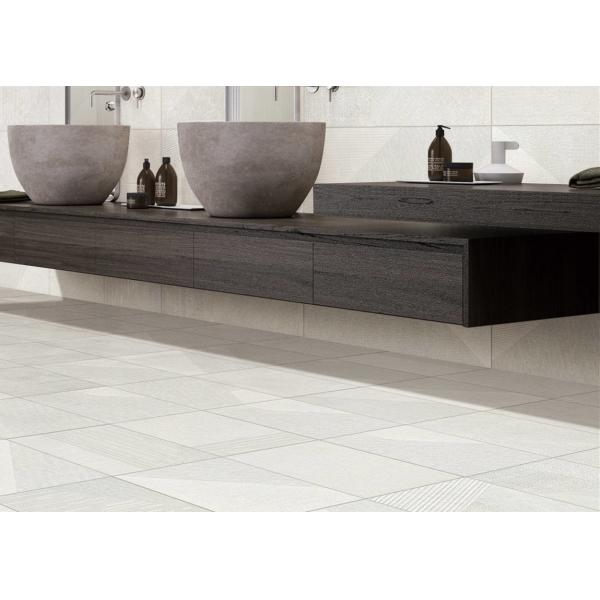 Chemical Resistant Indoor Porcelain Tiles / Ceramic Kitchen Floor Tile