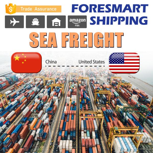 Buy Full Container Loading FCL Sea Freight From China To USA at wholesale prices