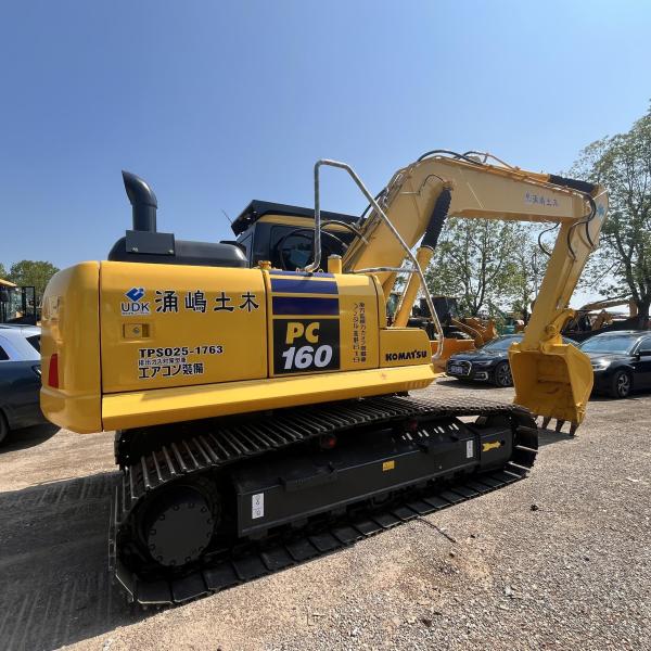 Secondhand Construction Equipment Digger Komatsu Pc160-7 Excavator