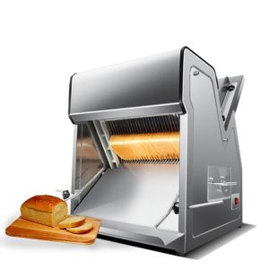 Commercial Electric Rotary Toast Cutter Bread Slicer Loaf Cutting Machine