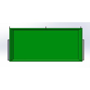 Front Load Trash Container for Commercial Use