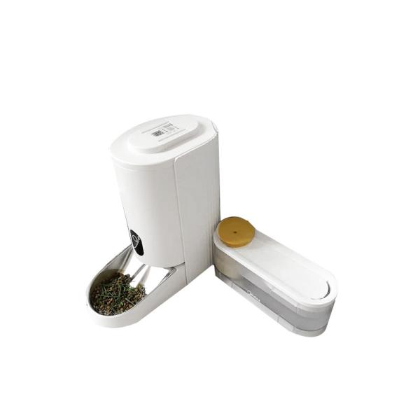 WiFi App Controlled Pet Feeder Automatic Food Dispenser with Smart Microchip