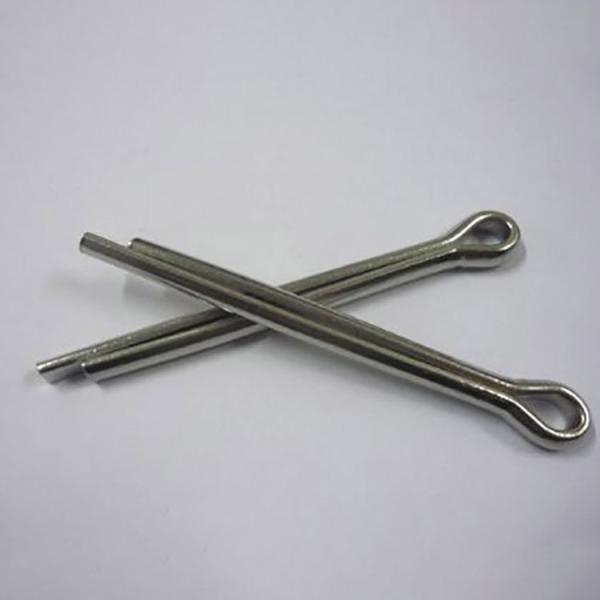 1/16 Fine Thread Stainless Steel Split Pins With Flat Head Cylindrical Shape