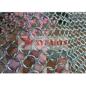 Stainless Steel Welded Chain Mail Ring Curtain For Screen