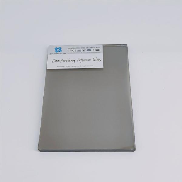 Buy Euro Grey Reflective Glass 5mm 6mm Light Grey Reflective Float Glass at wholesale prices