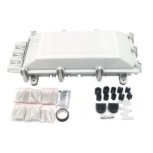 4 Cable Ports Joint Closure Fiber Optic 4 Puerto Optica Fibra NAP Box 256 Hilos