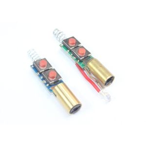 Quality Cheap 650nm red dot laser module with spring and switch for sale