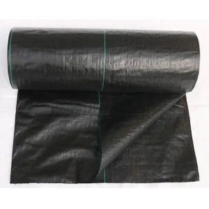 Erosion Control PP Woven Geotextile Road Construction Fabric Alkali Resistant