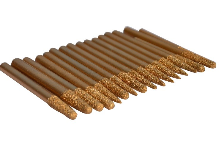 China Vacuum Brazed Stone Engraving Bits With Excellent Working Efficiency on sale