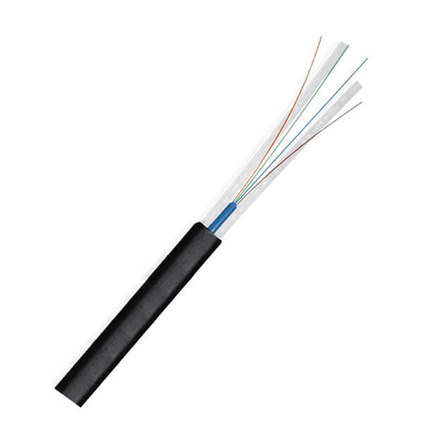 Buy Flat Drop Home Cable System Ftth Optical Fiber Cable 1-24 Core LAN Communication at wholesale prices
