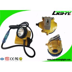 10.4Ah IP68 Mining Cap Lights 25000 Lux Minig Corded Cable With Low Power