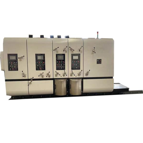 Full PLC 2-12mm Corrugated Fruit Carton Box Printing Slotting Machine 250pcs/min