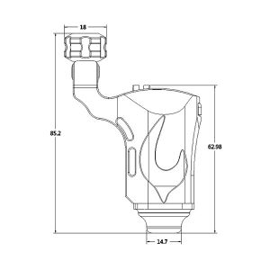 Gold Color Automatic Custom Tattoo Machines Stable With Coreless Motor