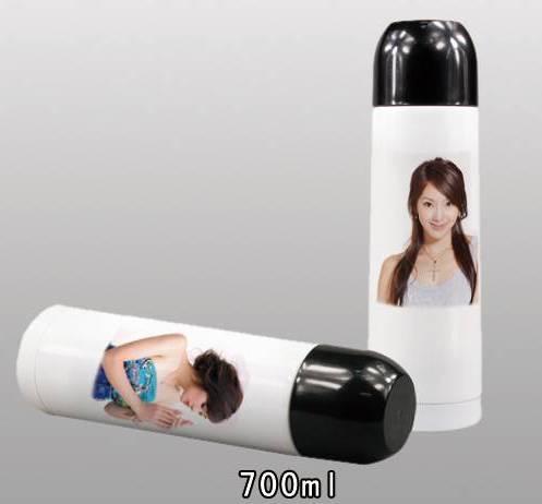 Buy Sublimation 750ML white small thermo jug with pictures print at wholesale prices