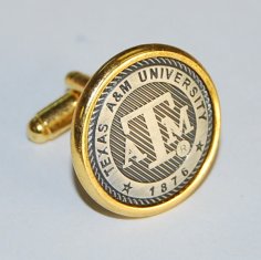 Without Custom Epoxy Coating Metal Cufflinks ​OEM / ODM welcome