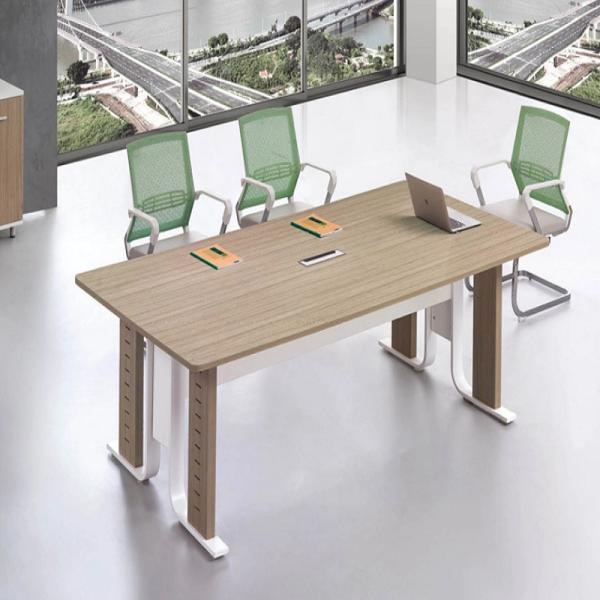 Buy Luxury Solid Wood Veneer Office Conference Table Scratch Resistant at wholesale prices