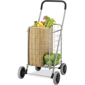 Utility Shopping Cart-Durable Folding Design For Easy Storage, Utility Cart with