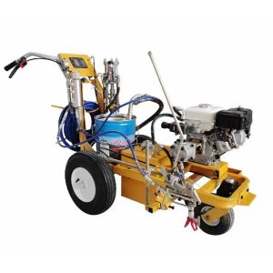 Automatic Airless Spraying Pavement Striping Machine Single Gun Road Line