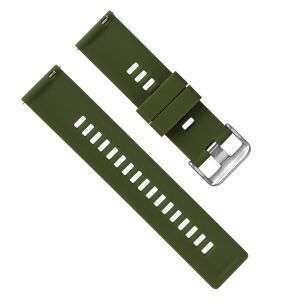 Luxury Replacement 22mm Silicone Rubber Watch Strap Bands ROHS Certificate