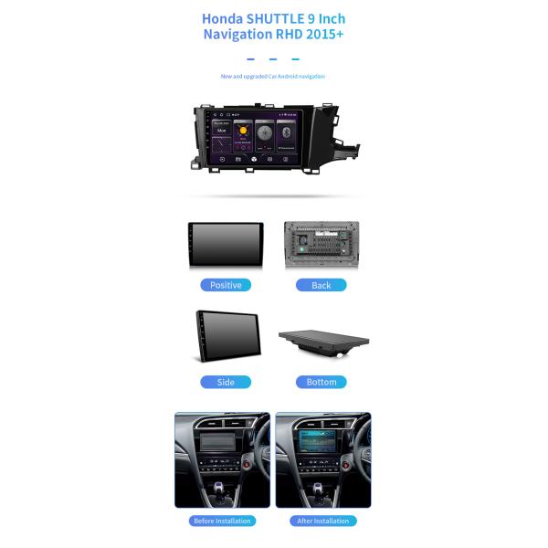 For Honda SHUTTLE RHD 2015+ 2.5D Tempered Screen GPS Bluetooth Car Navigation