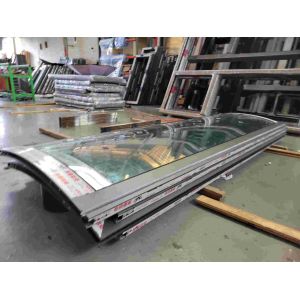 White / Black Aluminium Glass Sliding Windows , Strong Aluminium Fly Screen