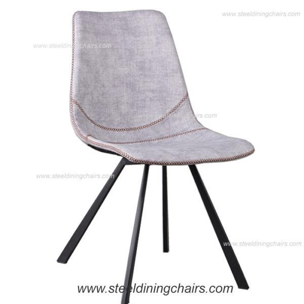 Buy BIFMA 82CM Side Backrest Stainless Steel Dining Chairs at wholesale prices