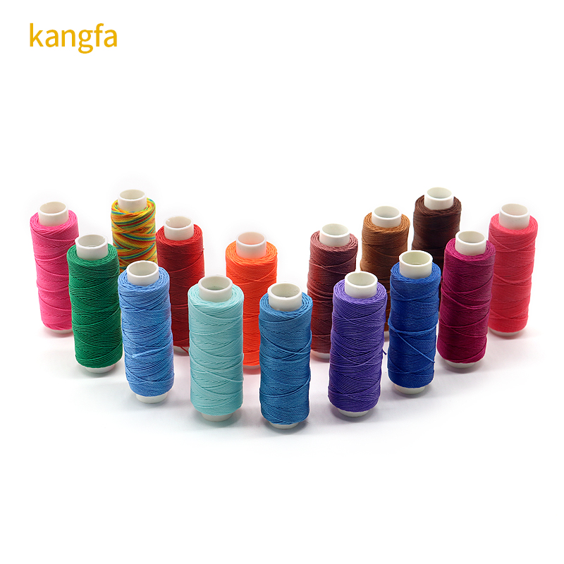 Hand-sewn Leather 9ply Round Waxed Thread 12g 100% Polyester Sewing Thread Spun Yarn Type