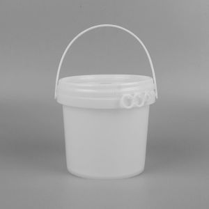 1L Polypropylene Buckets Plastic Food Bucket With Lid Leak Proof