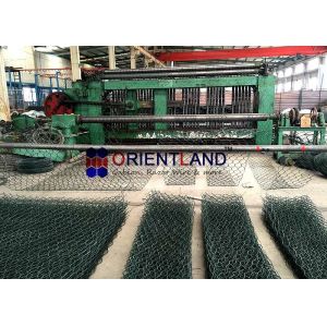 Grey Colour Pvc Coated Soil Water Conservation Woven Gabion Baskets