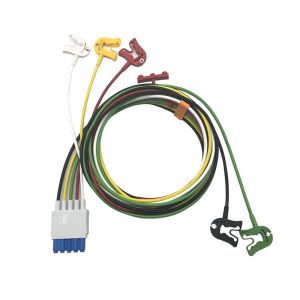 Length 0.9m 5 lead M1971A ECG Patient Cable With Clip TPU Jacket