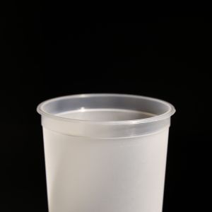 Clear Plastic PP Cup for Beverages and Coffee With Flat Or Dome Lid