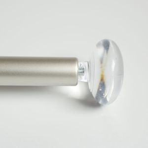 KIEI EP1007 Curtain Finial Crystal Hardware Precision Manufacturing Curtain Rod