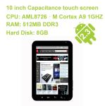 10.2 Inch Android ARM Cortex A9 Touchscreen Tablet 4.0 PC BT-M104H 8GB