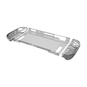 Dockable Clear Split Joy-con with Curved Grips & Middle Frame PC Hard Shell Case