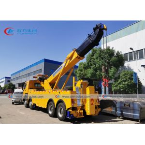 HOWO 8x4 371HP 420HP 360 Degree Rotation Road Wrecker Truck