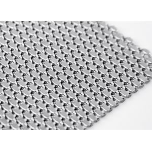 PVD Woven Wire Mesh Panels Anti Fire Decorative Elevator Metal Mesh