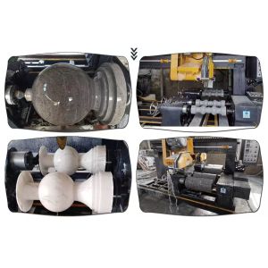 Efficient Solution For Railings Four Pcs Baluster Cutting Machine