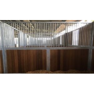 Sliding Door Temporary Prefabricated Horse Stall Fronts 3.65x3.65m