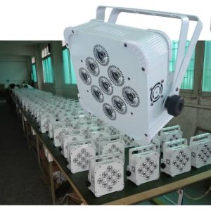 9X10W 4 In 1 DMX Wireless LED Par Lights 5 / 9 Channels Control Channels