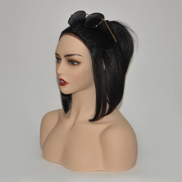 Wholesales European Realistic Wig Professional Training Half Body Makeup Face Female Mannequin Head with Shoulder