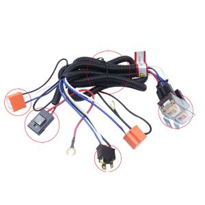 PVC Jacket Automotive Wire Harnesses 1M Length For Car Headlamp Enhancer