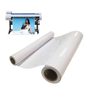 Large Format Printable 230gsm High Glossy Weak Eco-solvent Photo Paper Roll