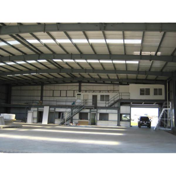 Buy Industrial Steel Building with 100-275g/m2 Zinc Coating Over 50 Years Lifetime and AWS D1.1 Welding Standard at wholesale prices