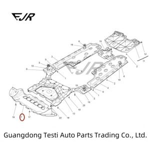 Front Underbody Guard For Levante M161 For Replacement