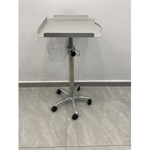 Hot Sale Movable Hospital ECG Machine Trolley with Basket