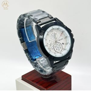 Men Fashion Watch Stainless Steel Strap Watch with Band Color Like The Picture