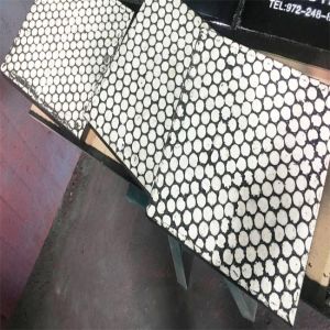 Steel Backing Ceramic Tiles Wear Liners Rubber Chute Liners