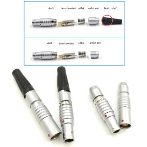 Heavy Duty Connector Coupled Mechanical Keyboard Cable Docking Circular Plug